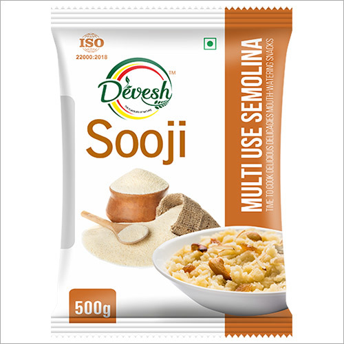 Sooji - 500 GM Food Grade Powder | Fine Texture, High-Quality Culinary Ingredient