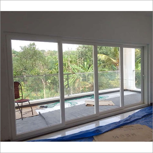 White UPVC Sliding Door