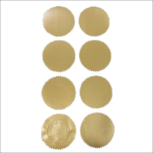 Golden Notary Sticker Seal
