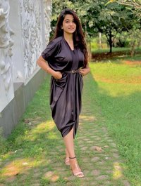 woman casual korean dresses