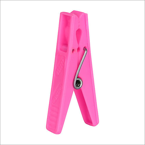 Pink Plastic Cloth Pegs 