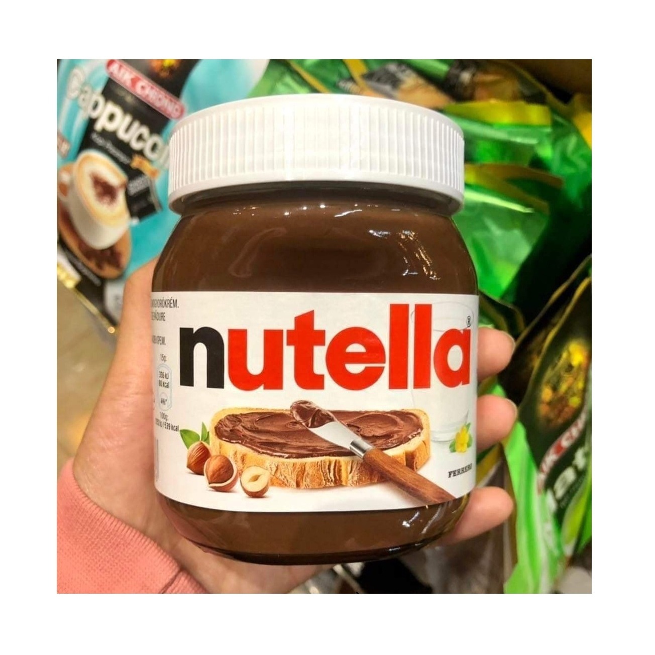 Original Quality Of Ferrero Nutella Chocolate For Export 350g 400g 750g