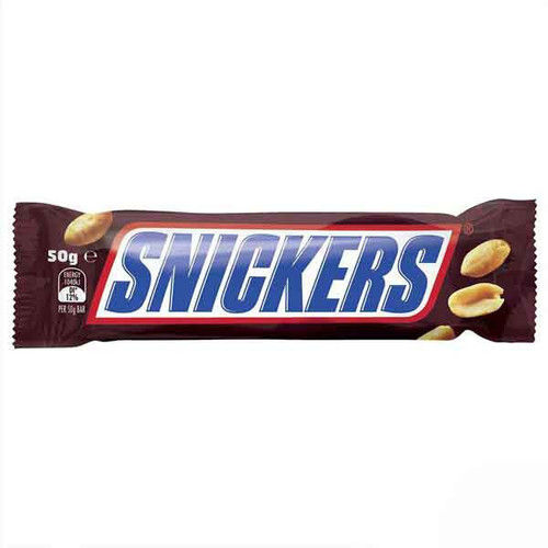 Snickers Peanut Chocolate Bar 50g Pack of 24