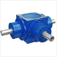 Spiral Bevel Gearbox - Mild Steel, Cast Iron, 1440 Rpm Input Speed | Blue Finish, Industrial Use, 220 Volt Voltage