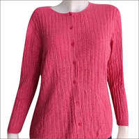 Used Red Cardigan