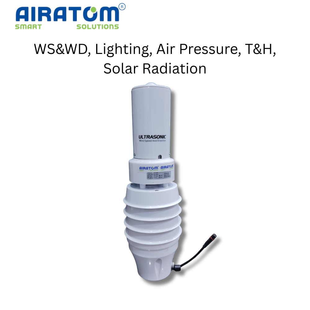 Weather Station With Outdoor Sensor Data Logger To Measure Meteorological Elements