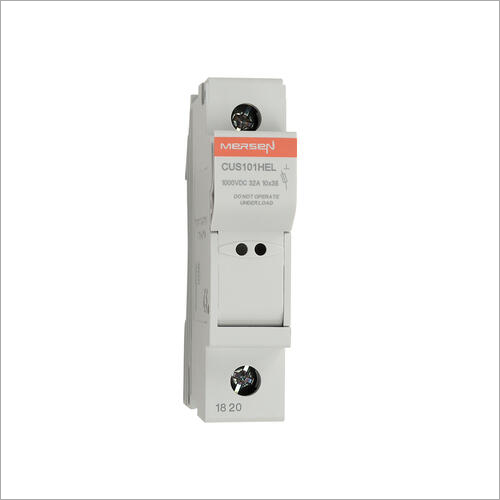 Solar Fuse - PVC Material, 1000V Rated Voltage, 32A Rated Current | White Color, Manual Switch, Reliable Performance, Easy to Install