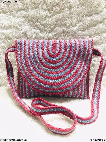 Multicolor Handcrafted Jute Sling Bags