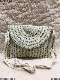 Handcrafted jute sling bags