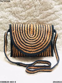 Handcrafted jute sling bags