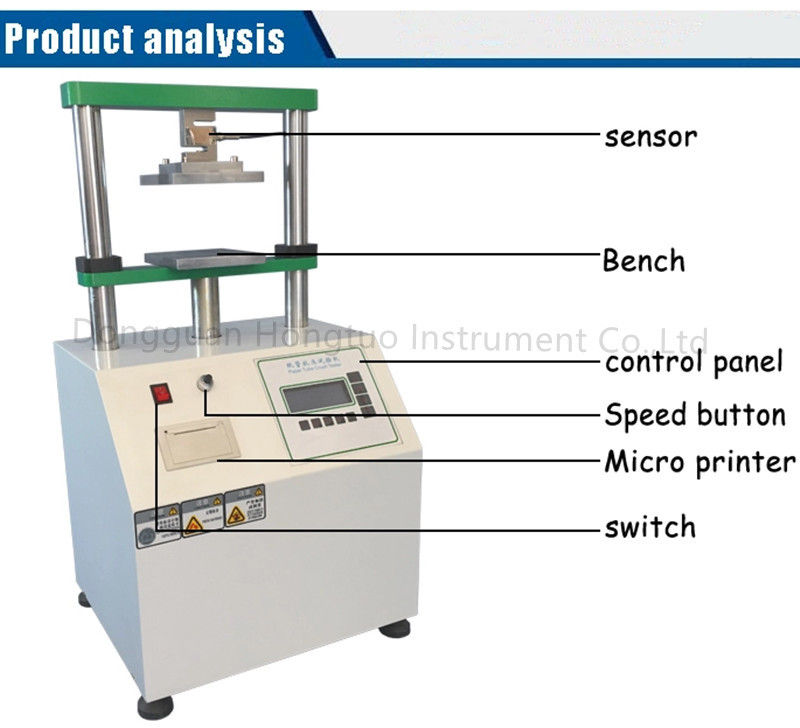 Paper Tube Compression Strength Test Machine Tube Pressure Tester