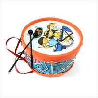 Kids Musical Toy Drums - Plastic, Round Shape | Ideal For Age 2, Perfect For Personal Use, Engaging Design For Young Musicians