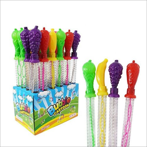 Plastic Bubble Stick Bottle - Color: Multicoloured