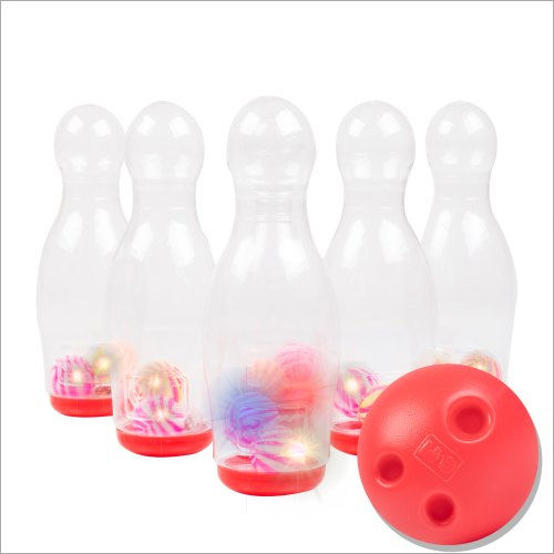 Crystal Light Bowling Set For Kids - Color: Transparent