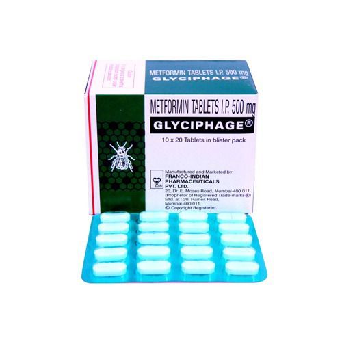 Glyciphage (Metformin) 500mg Tablets