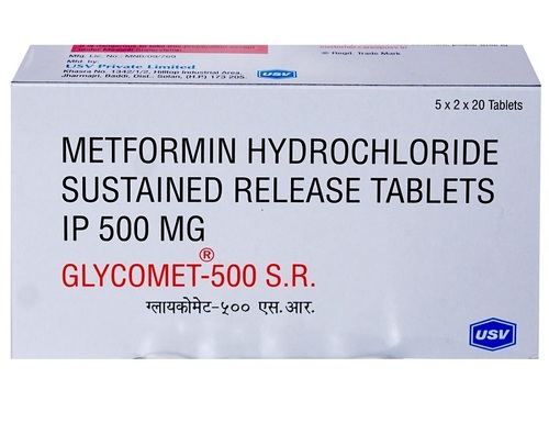 Glycomet (Metformin) 500mg SR Tablets