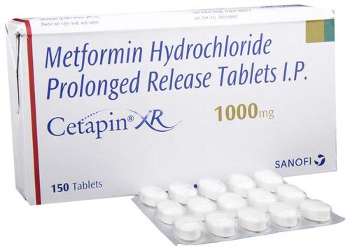 Cetapin Xr (Metformin) 1000Mg Tablets General Medicines