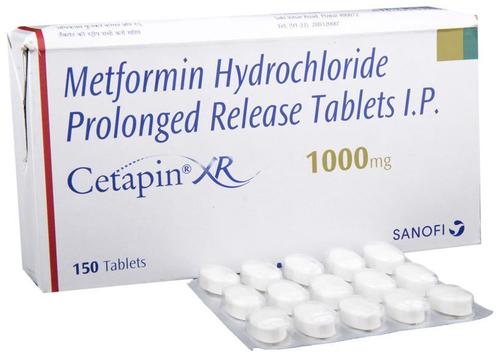 Cetapin XR (Metformin) 1000mg Tablets