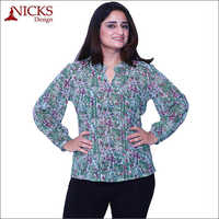 Georgette Floral Bane Top