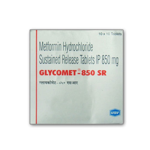 Glycomet (Metformin) 850mg SR Tablets