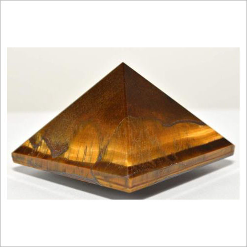 Tiger Eye Pyramid