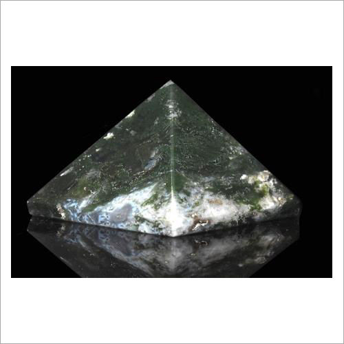 Moss Agate Pyramid