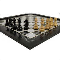 Wooden Laminated 19 Inch Chess Board Game Set - Handcrafted with 3.75 Inch Wooden Chess Pieces