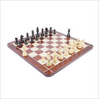 Flat Style 21 Inch Personalized Wooden Chess Board Game Set with Staunton Chess Pieces and Chess Box