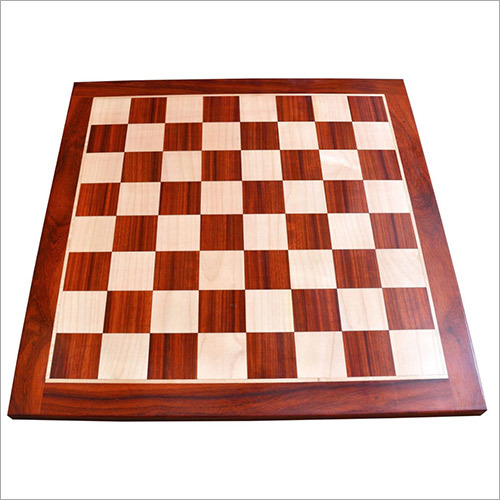 Solid Wooden Chess Board Blood Red Bud Rose Wood 21 Inch - 55 Mm