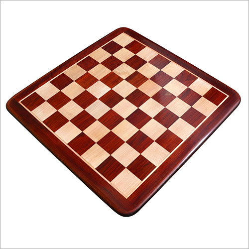 Wooden Chess Board Blood Red Bud Rose Wood 21 Inch - 55 Mm
