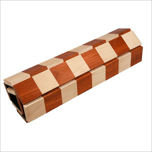 Rollup Folding Wooden Chess Board In Bud Rose Solid Wood (Padauk) And Maple Wood 12.8 Inch - 40 Mm Square