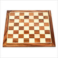Solid Wood Chess Board In Sheesham & Box Wood - 21 Inch - 55Mm