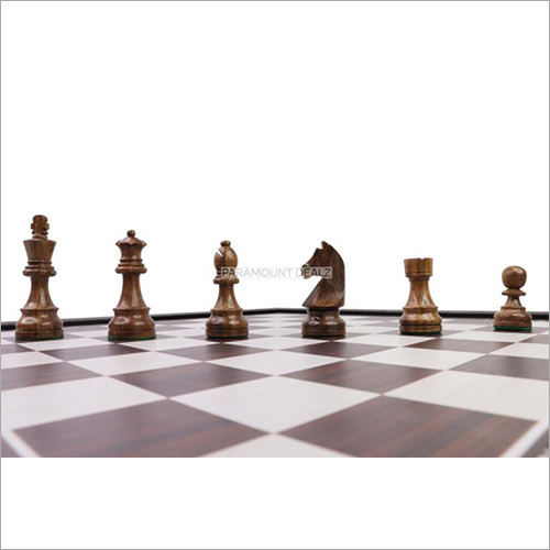 Wooden Laminated 21 Inch Chess Board Game Set