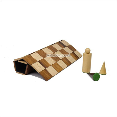 12 Inch Wooden Roll Up Foldable Chess Board Set