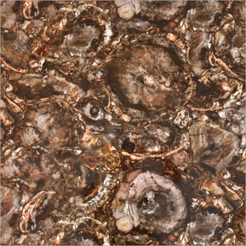Brown Fire Marble Aluminium Composite Panel