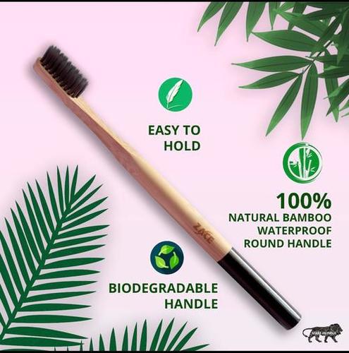 Bamboo Tooth Brush - Round Handle