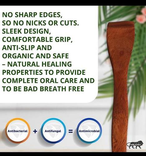 Bamboo Neem Wood Tongue Cleaner