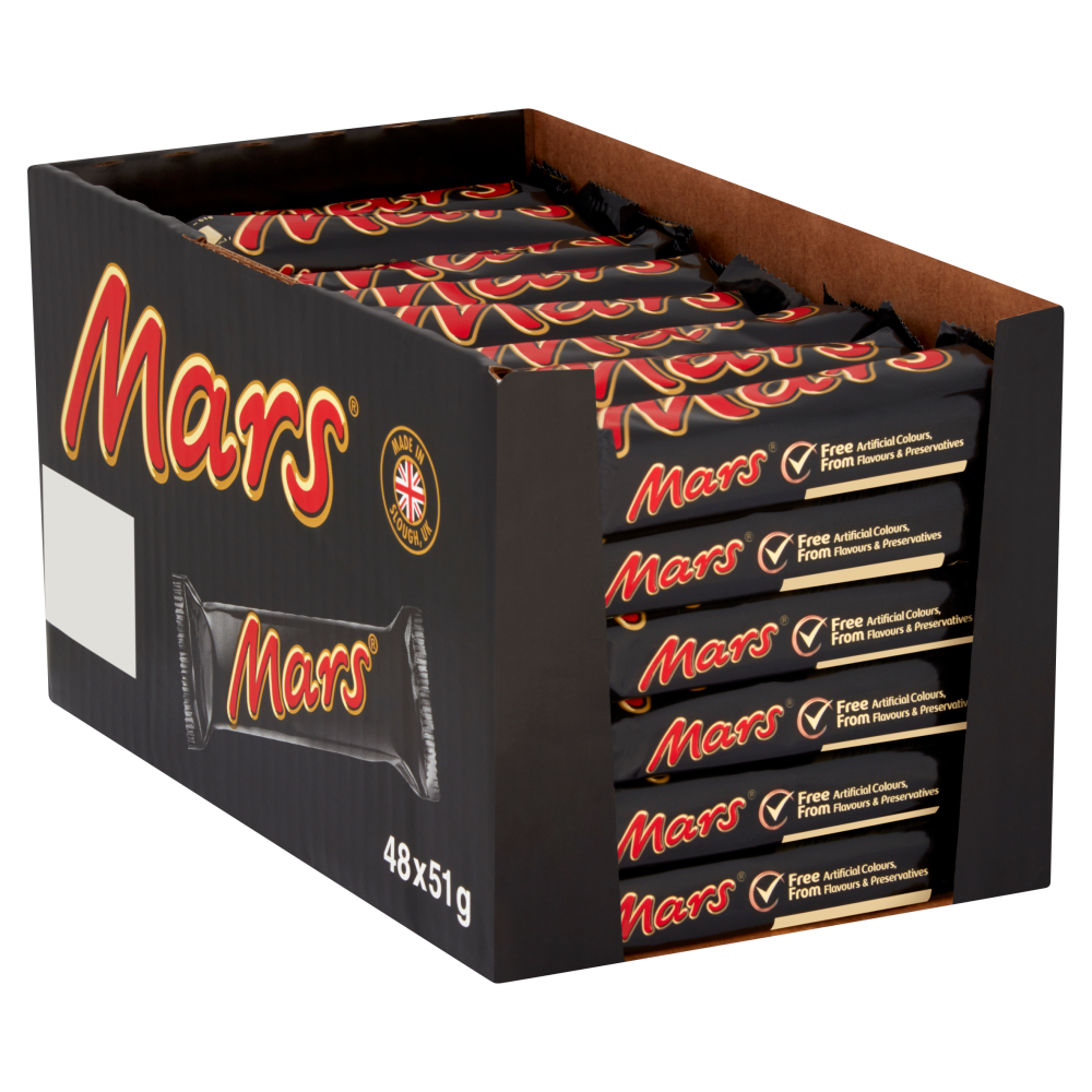 Mars Chocolate Bars 47g Box of 24 Bars