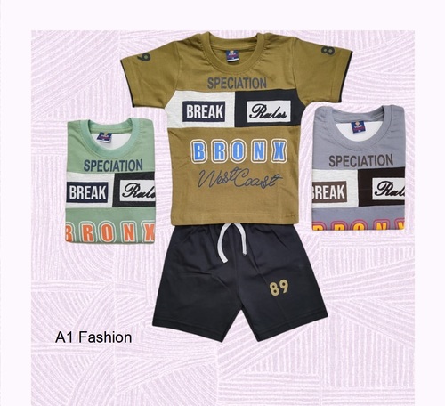 Regular T-shirt and Shorts For Kids