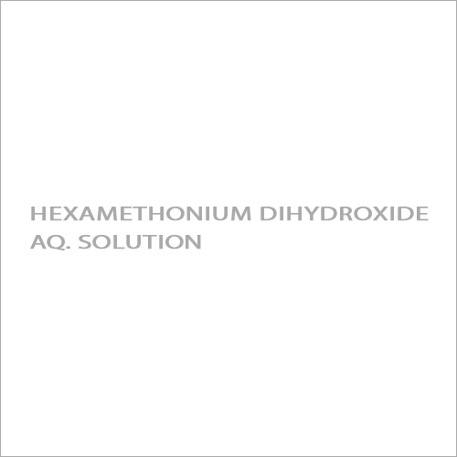 Hexamethonium Dihydroxide AQ. Solution