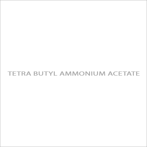 Tetra Butyl Ammonium Acetate Cas No: 10534-59-5