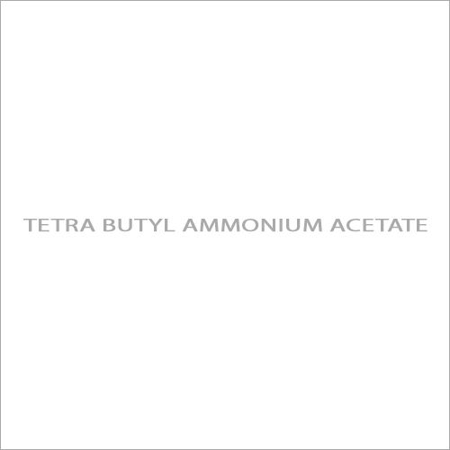 Tetra Butyl Ammonium Acetate Cas No: 10534-59-5