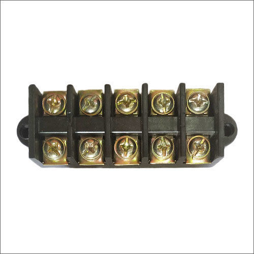 63A 5 Way Open Bakelite Strip Connector