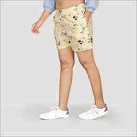 Ladies Floral Print Cotton Boxer Shorts