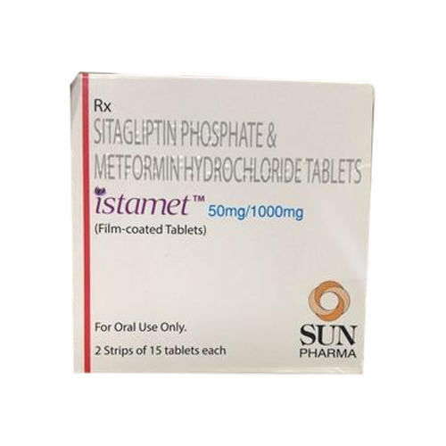 Istamet (Sitagliptin-Metformin) 50mg/1000mg Tablets
