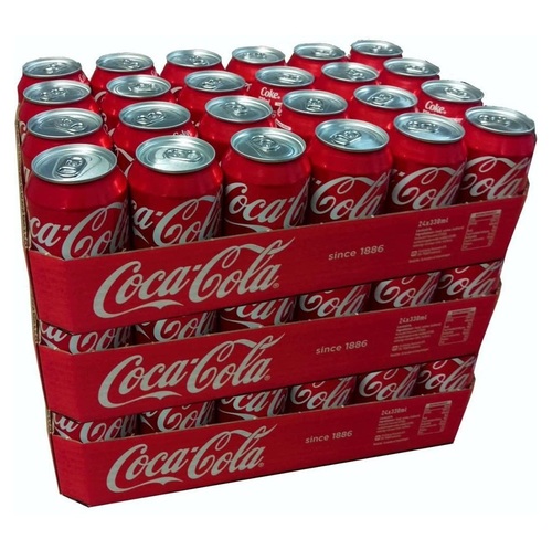 Dark Brown Wholesale Best Price Supplier Of Coca Cola 330Ml Soft Drink With Fast Delivery