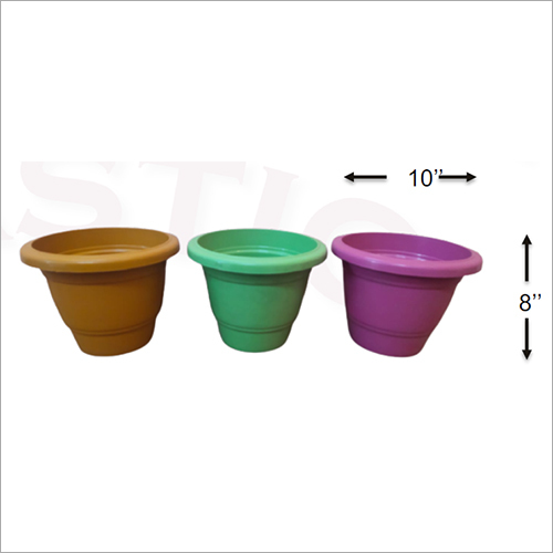 10 Inch Dulex Multi Colour Pot
