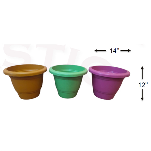 14 Inch Dulex Multi Colour Pot