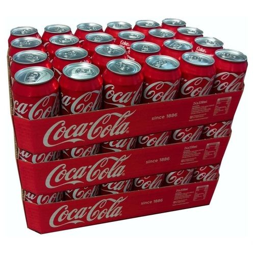 Dark Brown Wholesale Dealer Bulk Stock Of Coca Cola 330Ml Soft Drink Bulk Stock Available For Sale