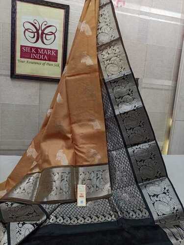 kanjivaram pure silk silver jarie